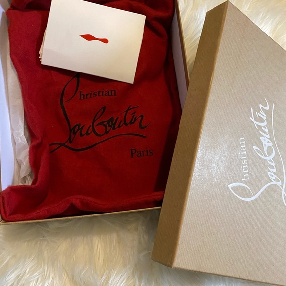 Christian Louboutin worn once outdoor . Comes with box , dust bag and  receipt. - Picture 2 of 4